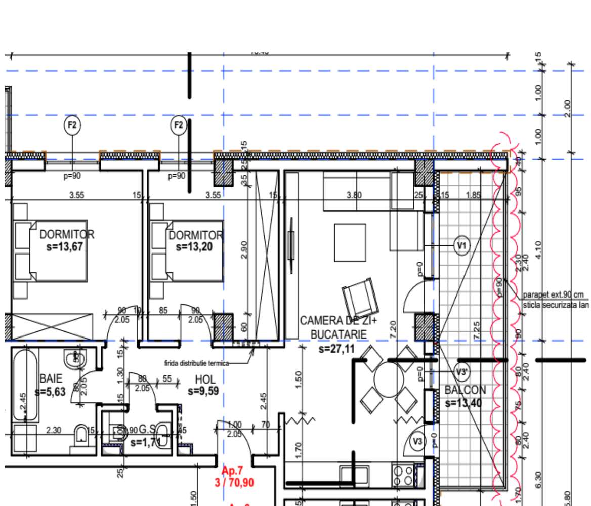 Dezvoltator vand apartament 3 camere zona premium - Imagine principală: 5/14