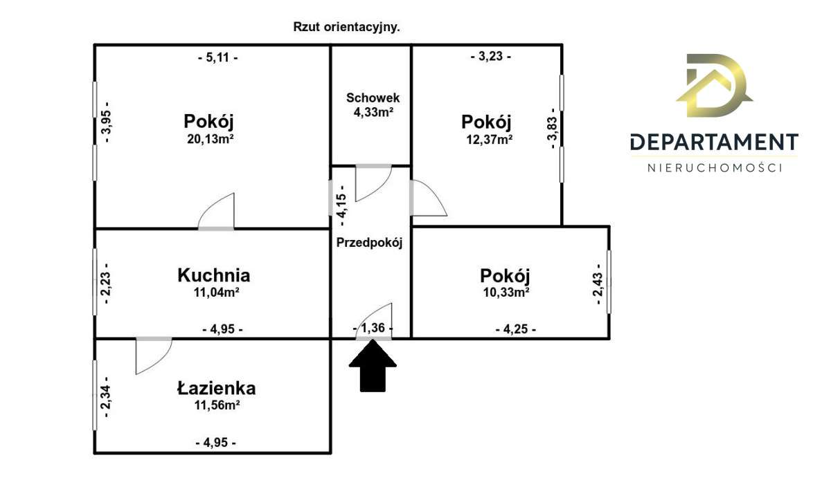 Mieszkanie, 3 pokoje, Piekary Śl. | 71m2-1