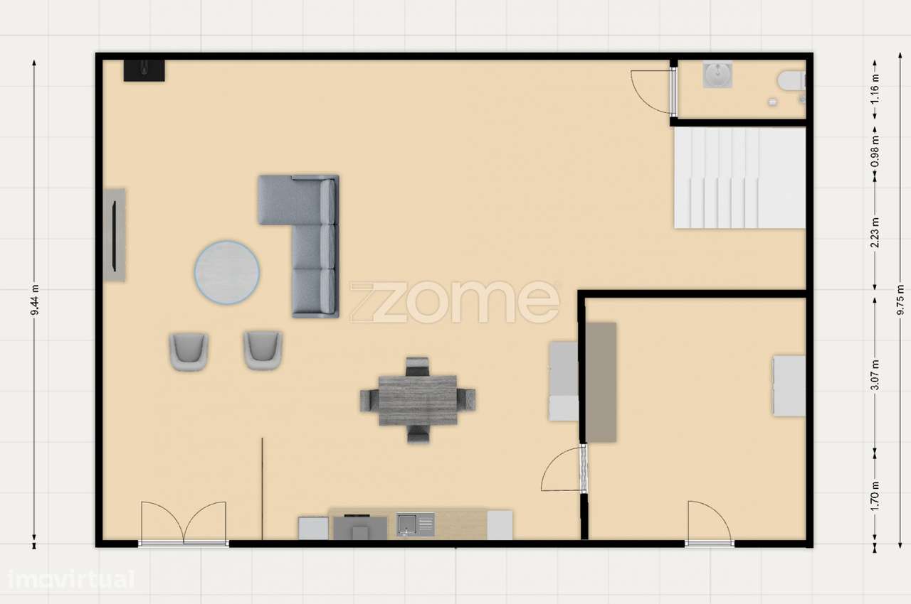 Moradia T3 Totalmente Remodelada na Telhadela, Cernache - Grande imagem: 5/17