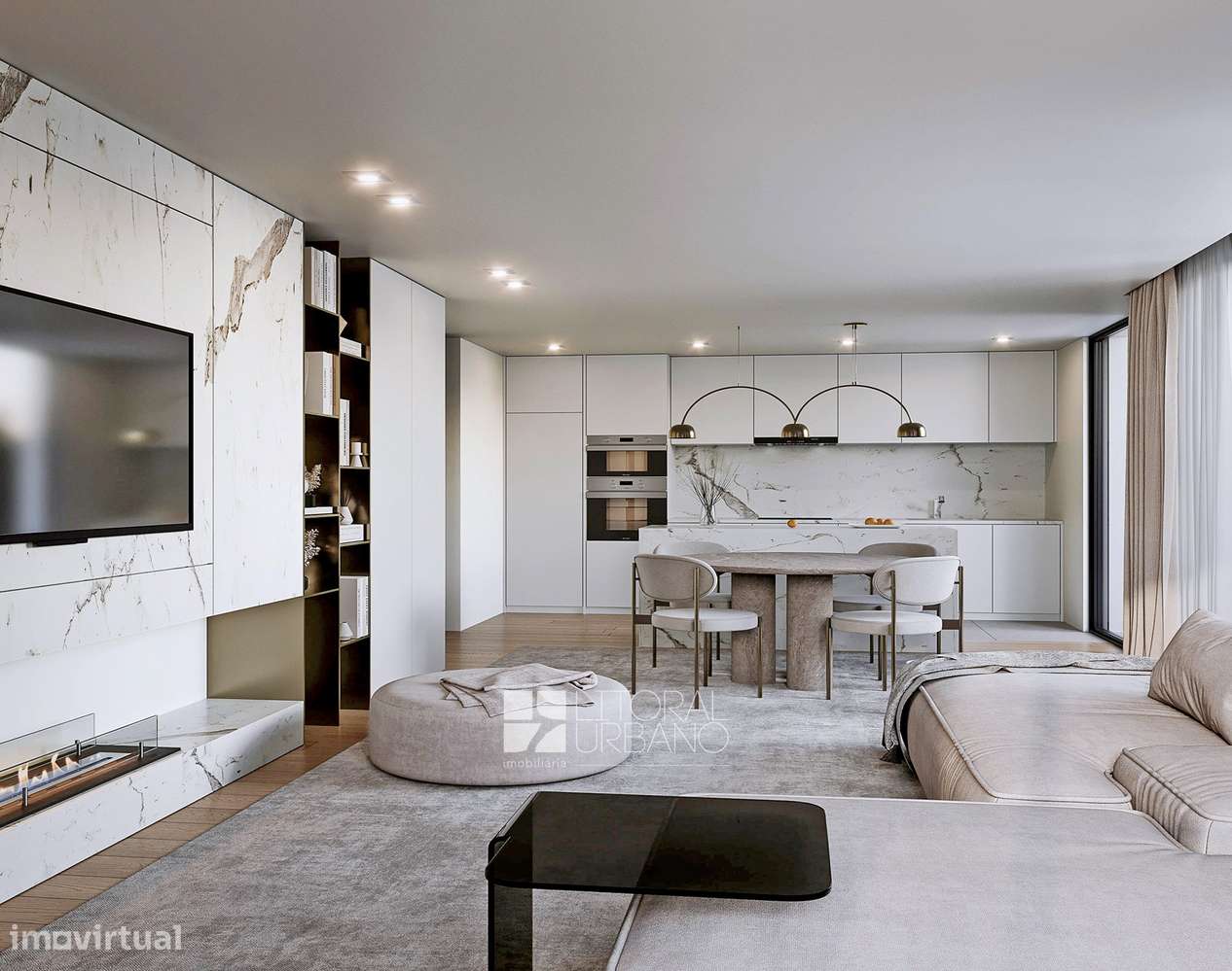 Apartamento T1 com jardim em Lavadores, Canidelo - Grande imagem: 5/18