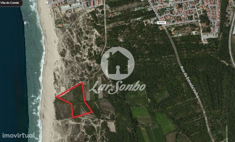 Terreno na Reserva Ornitológica de Mindelo com 16.509 m2