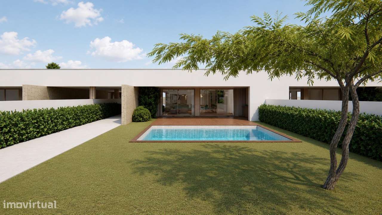 Moradia T3 | Térrea | Piscina | Jardim | Barbecue | 2 Carros-34