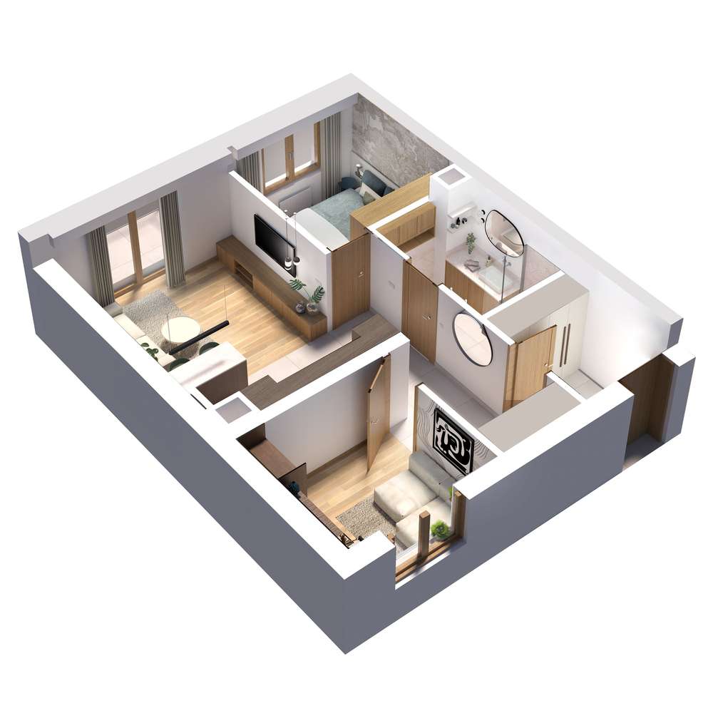 Osiedle Pod Lipką 5 | mieszkanie 3-pok. | 38C_2 - Pełny obrazek: 5/12