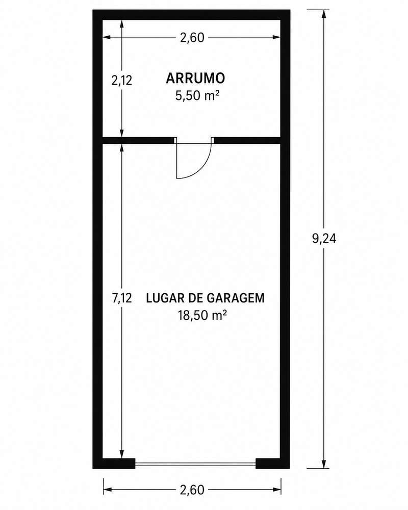 LUGAR DE GARAGEM 13 M² | ARRUMO 5,5 M² | BESSA | PORTO-7