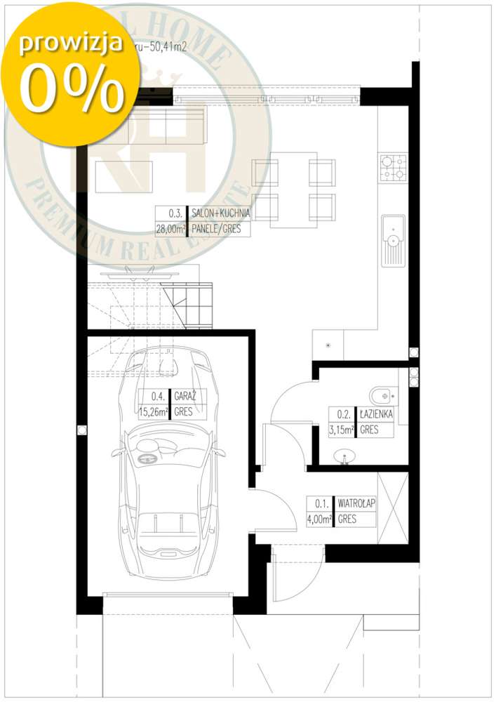 Nowoczesny 5-pokojowy dom 93m2 z ogródkiem-14