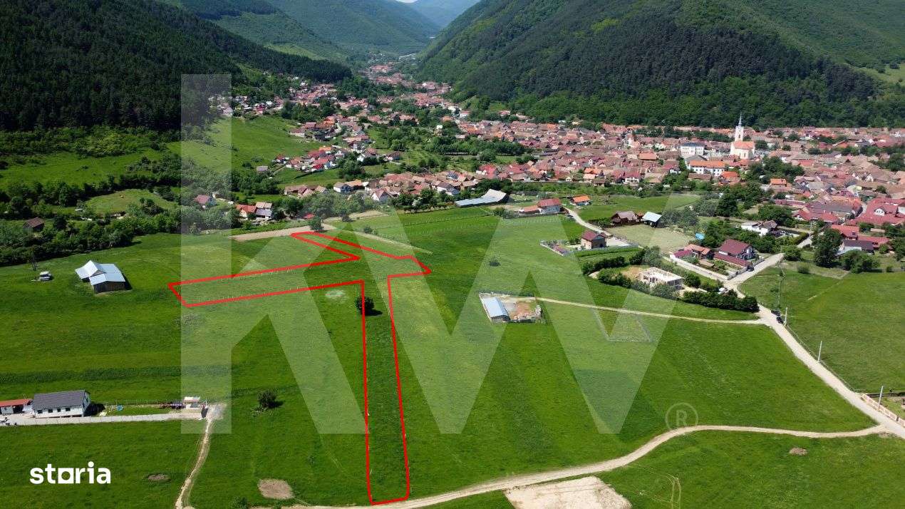 Teren cu peisaj spectaculos in Gura Raului – munte, aer curat, liber - Imagine principală: 2/15