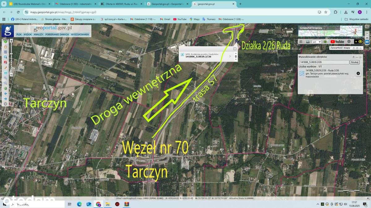 Lokalizacja o ogromnym potencjale blisko Okęcie20'