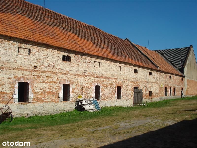 Solidne budynki gospodarcze wraz z działką blisko