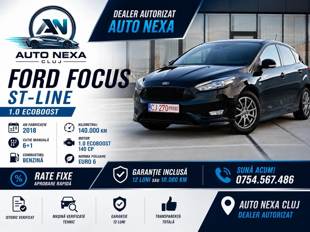 Ford Focus MK3 [2010 - 2018] 1.0 EcoBoost Start-Stopp-System ST-LINE 2018