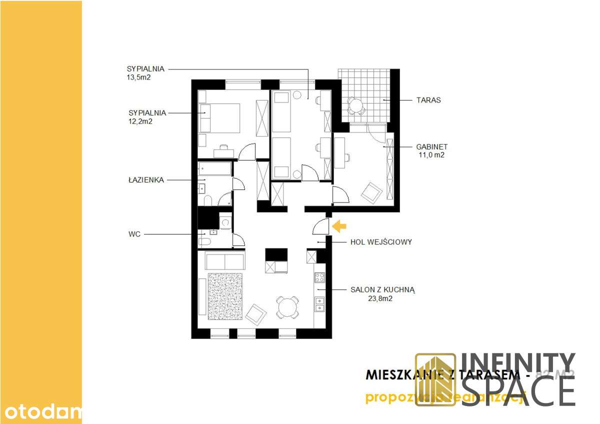 Jasne Mieszkanie / Duży Balkon / Duży Garaż-10