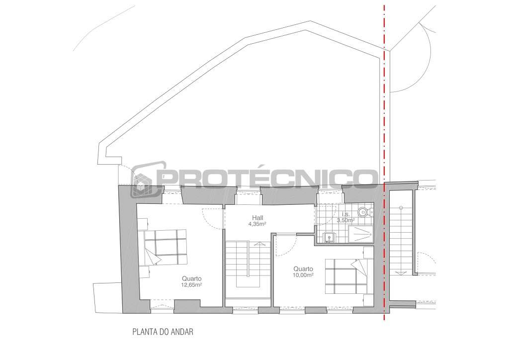 Moradia T2 para Reabilitação - Destriz - Grande imagem: 4/31