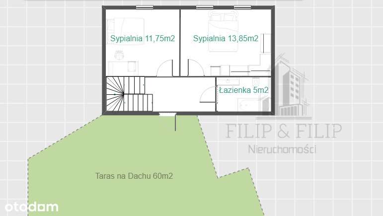 60m Taras z Mieszkaniem-2-Poziomowe- Koniuchy!-19