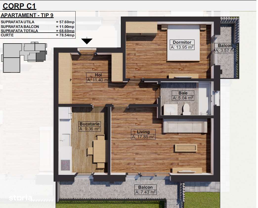 Apartament 2 camere | Dobroesti-Fundeni | Direct dezvoltator-3