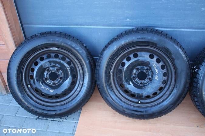 FELGI STALOWE OPONY ZIMOWE DĘBICA 195/65 R15 OPEL 5x110 ET35 - 2