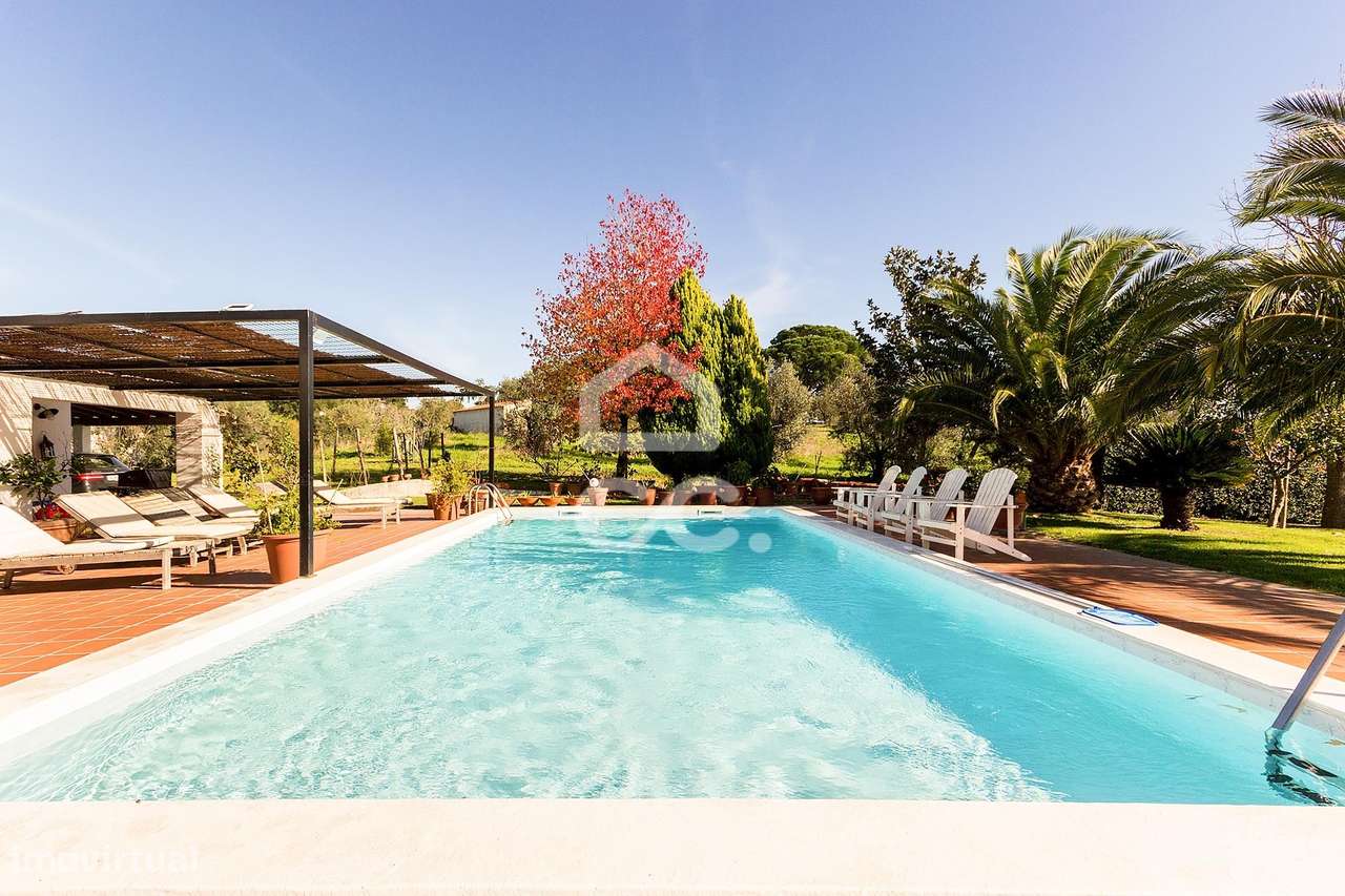 Quinta T6 c/ Terreno de 5,7ha com Piscina | Santiago do Escoural - Grande imagem: 3/60