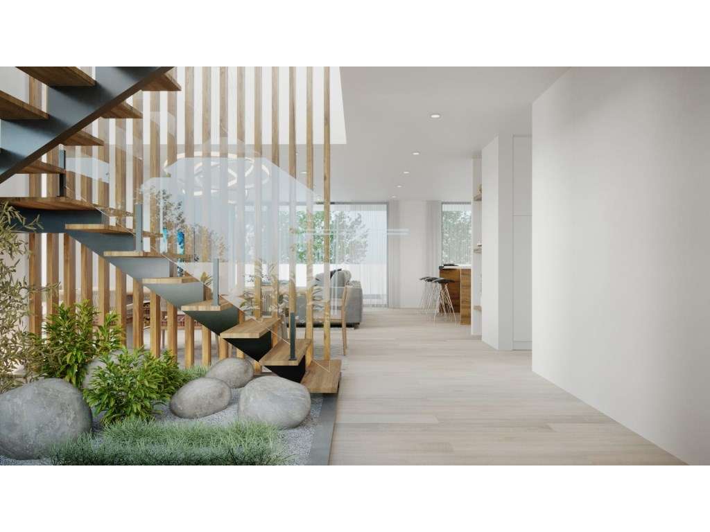 Moradia isolada T4, arquitetura contemporânea com piscina - Quintinhas - Grande imagem: 4/49