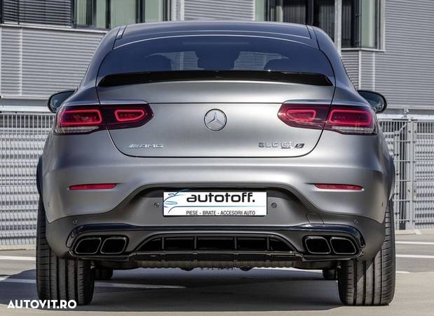 Difuzor bara spate Mercedes GLC Coupe C253 Facelift (2019+) Black Look AMG - 3