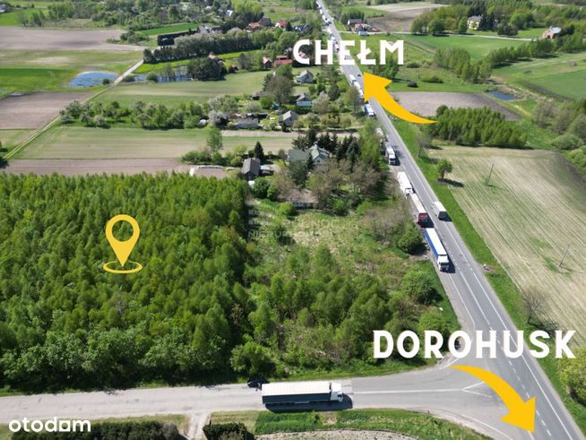 Działka na trasie S12 Chelm- Dorohusk -10006m2