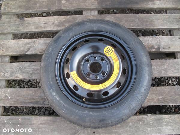 KOŁO DOJAZDOWE FIAT PUNTO PANDA 4.00Bx14H ET43 R14 4X98 135/80R14 - 1