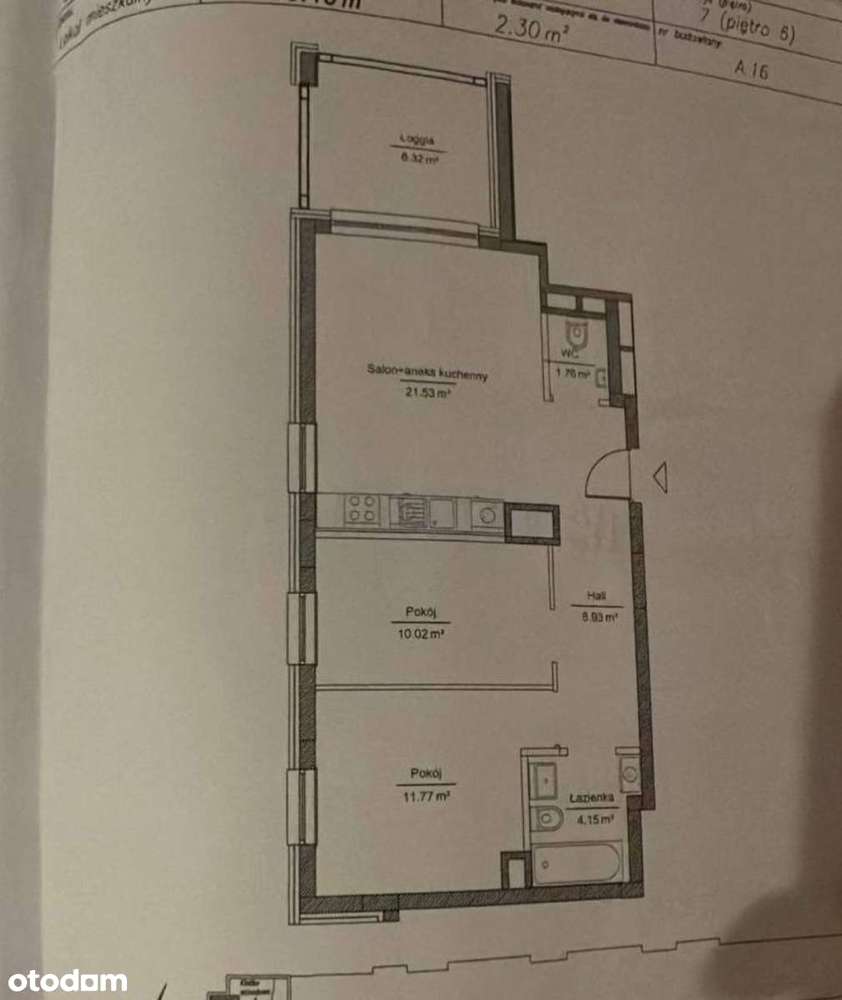 3-pokojowe mieszkanie 60,46m2 ul. Pałuków , CH Galeria Północna-14