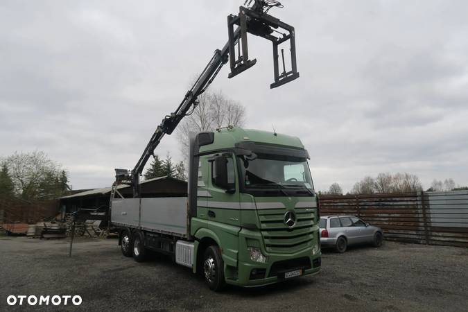 Mercedes-Benz Actros 2545 / skrzynia 6,65m / 6x2 / + HDS ATLAS 129.3 - 2