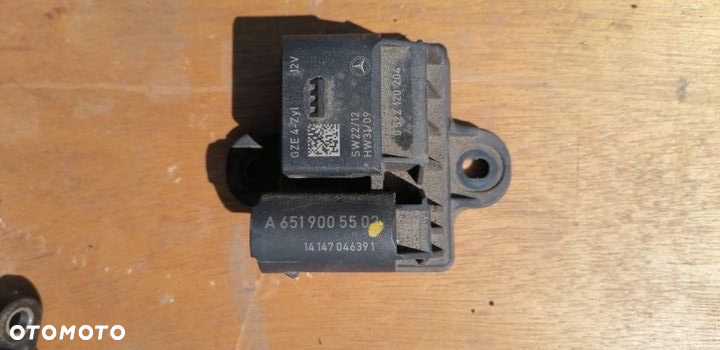 MERCEDES 2,2 cdi moduł przekaźnik świec 6519005502 - 1