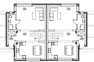 Nowe mieszkania ok. 100 m2 z ogródkiem i wiatą