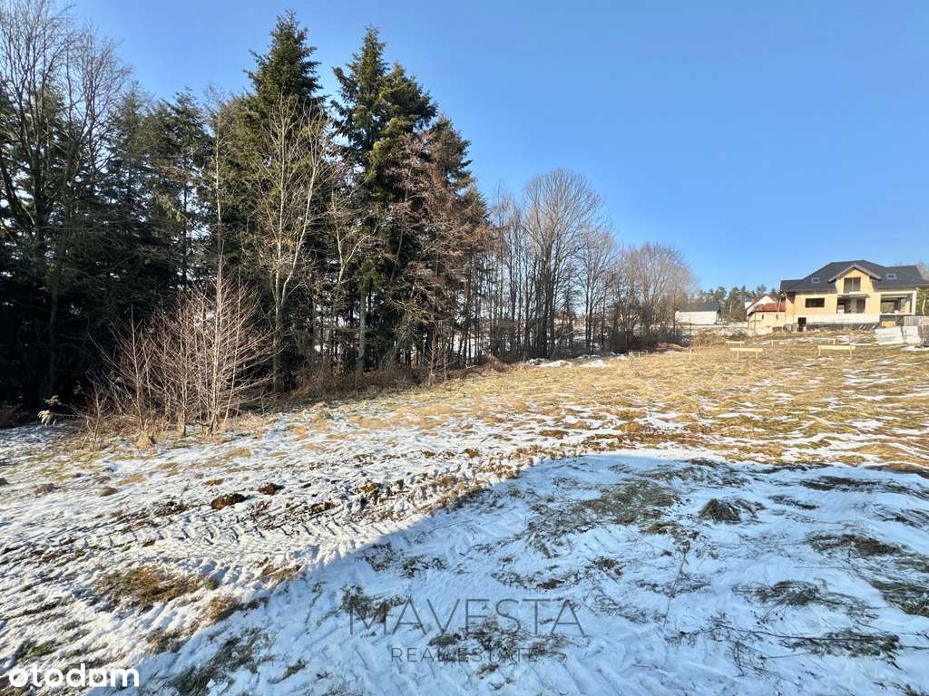 Działka budowlana w sąsiedztwie zagajnika-8