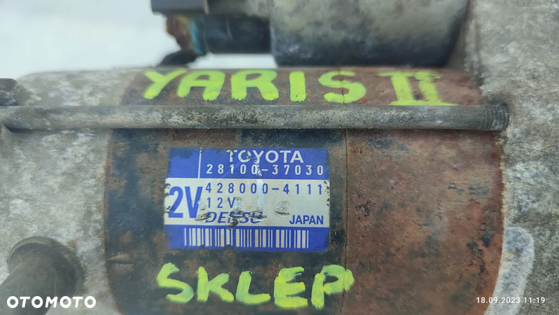 [2007-2011] Toyota Yaris II 1.8TS 133KM 1.8VVT-I ROZRUSZNIK 28100-37030 - 2