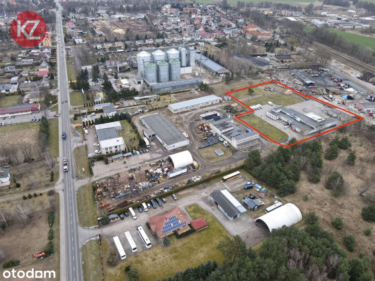 Krajenka-sprzedaż, tereny inwestycyjne z budynkam