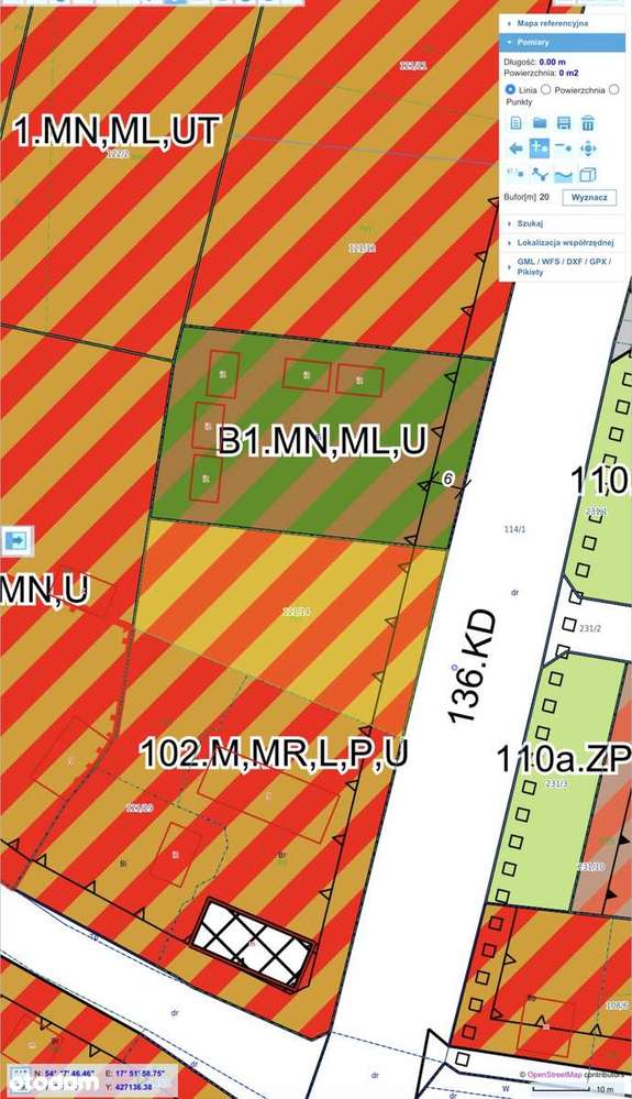 Działka inwestycyjna nad morzem – 1405 m² – Lubiatowo, ul. Spacerowa - Pełny obrazek: 4/8