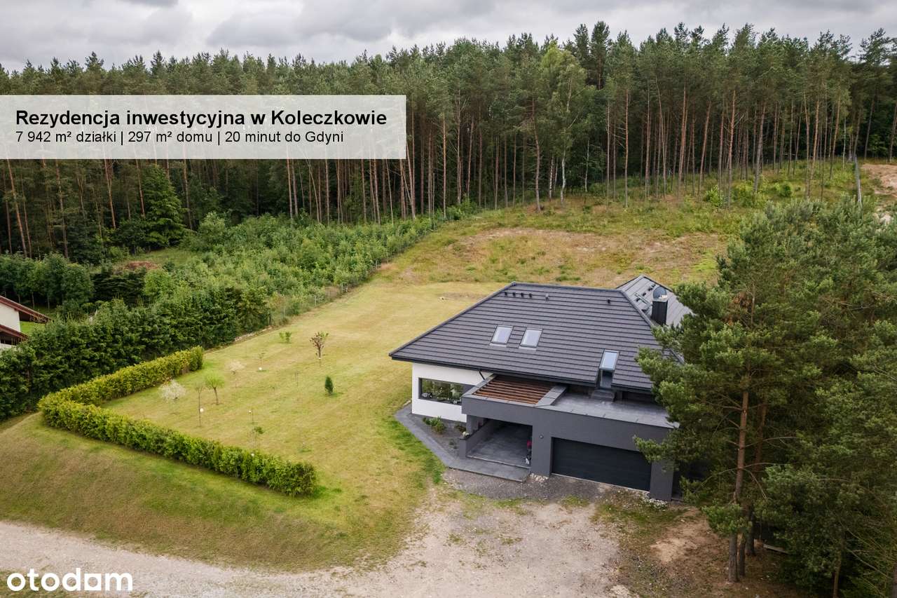 Rezydencja inwestycyjna - 7 942 m² działki | 20 minut do Gdyni