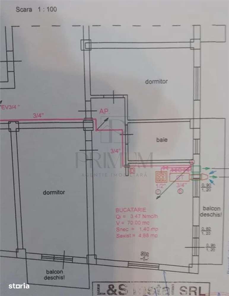 GIROC - 3 CAM - ETJ.2 - LIFT - 2BALCOANE - LOC PARCARE - BLOC NOU- - Imagine principală: 5/5