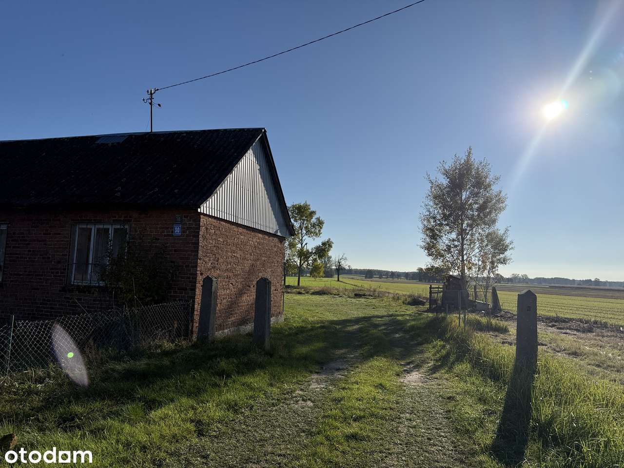 Okazja !!! Działka z mediami i budynkiem - Pełny obrazek: 4/7