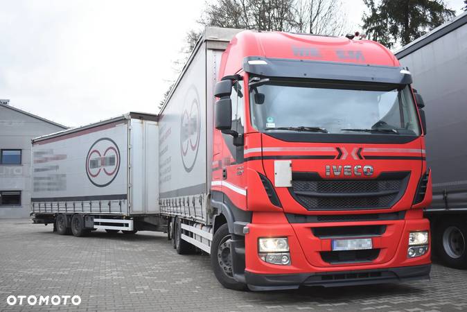 Iveco Stralis Hi-Way 460 E6 Zestaw Tandem 120 m³ Przejazdowy ! SAF ! Top Stan ! - 2