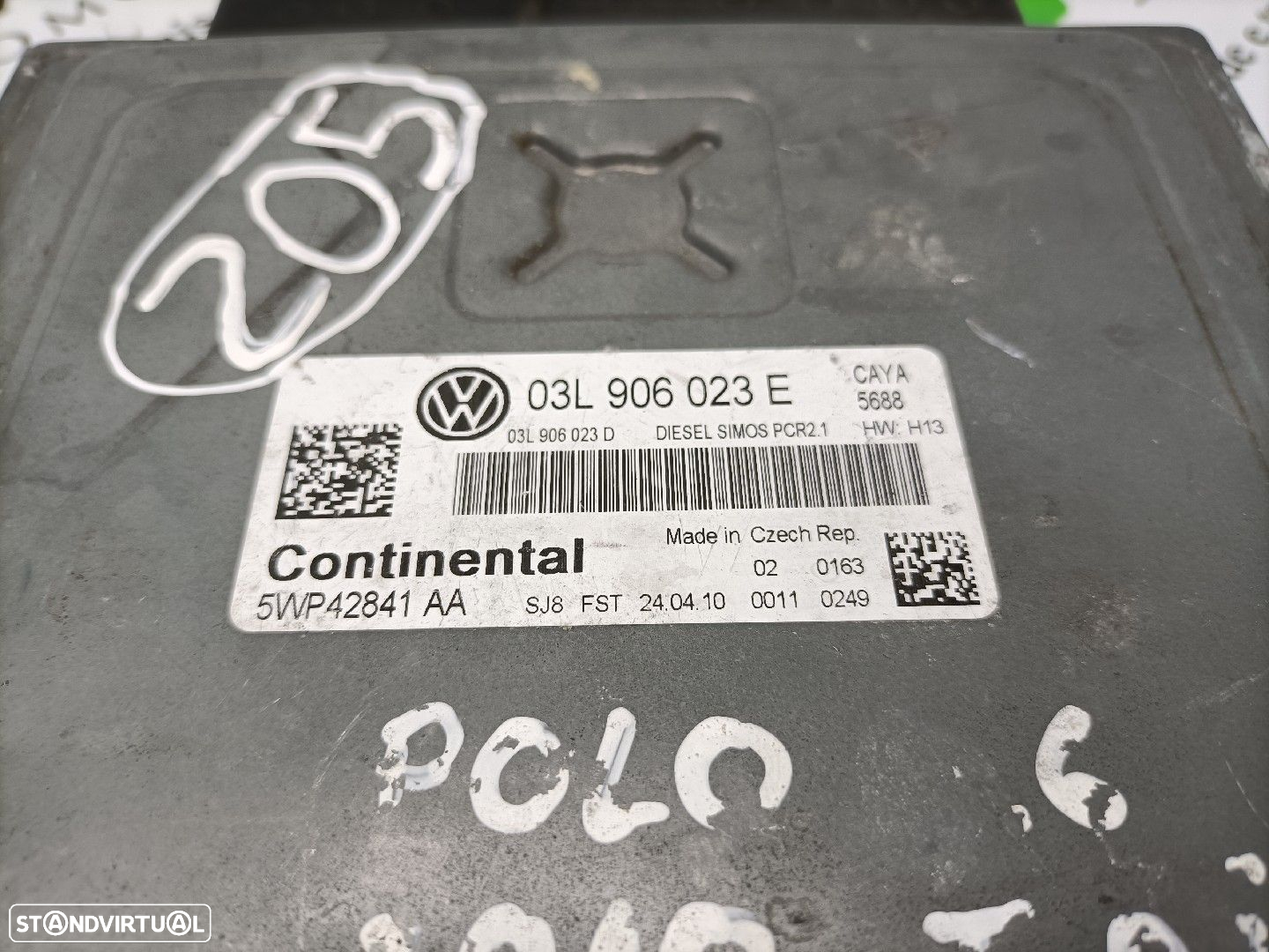 Centralina Motor Volkswagen Polo (6R1, 6C1) - 3