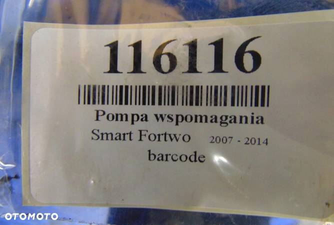 SMART FORTWO 0.6 POMPA WSPOMAGANIA - 5