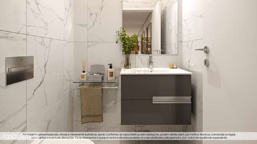 Apartamento T2+1 com Terraço e Garagem em Águas Santas, Maia - Grande imagem: 5/13