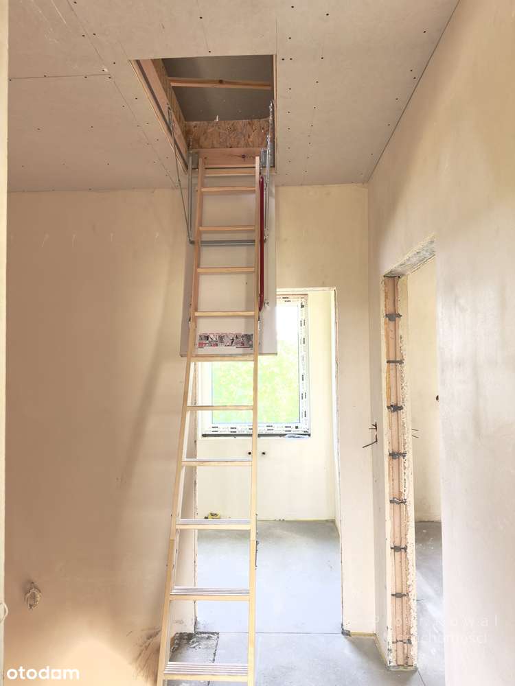 Rokietnica bliźniak - blisko dworca PKP -ogrz. podłogowe -strych-VIDEO-11