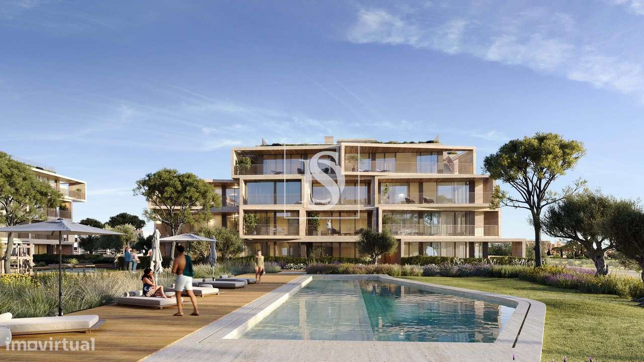 Apartamento T2 de Luxo c/ 2 SUÍTES – Vilamoura | Piscina, Ginásio e Es - Grande imagem: 1/26