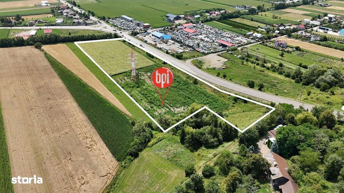 DE VANZARE 18.978mp teren intravilan cu deschidere mare la E85 - Imagine principală: 4/15
