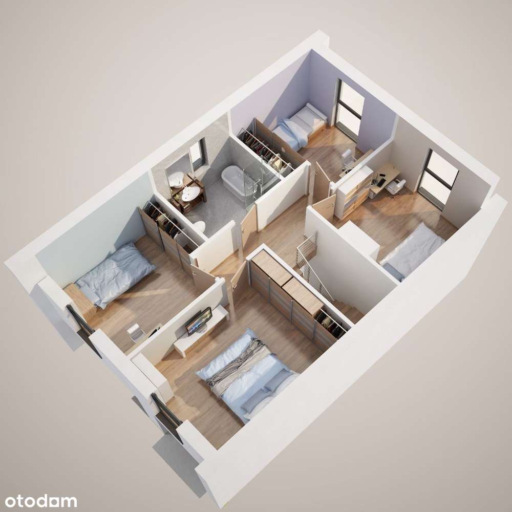 Nowoczesny dom ul Grębałowska kraków - Pełny obrazek: 4/7