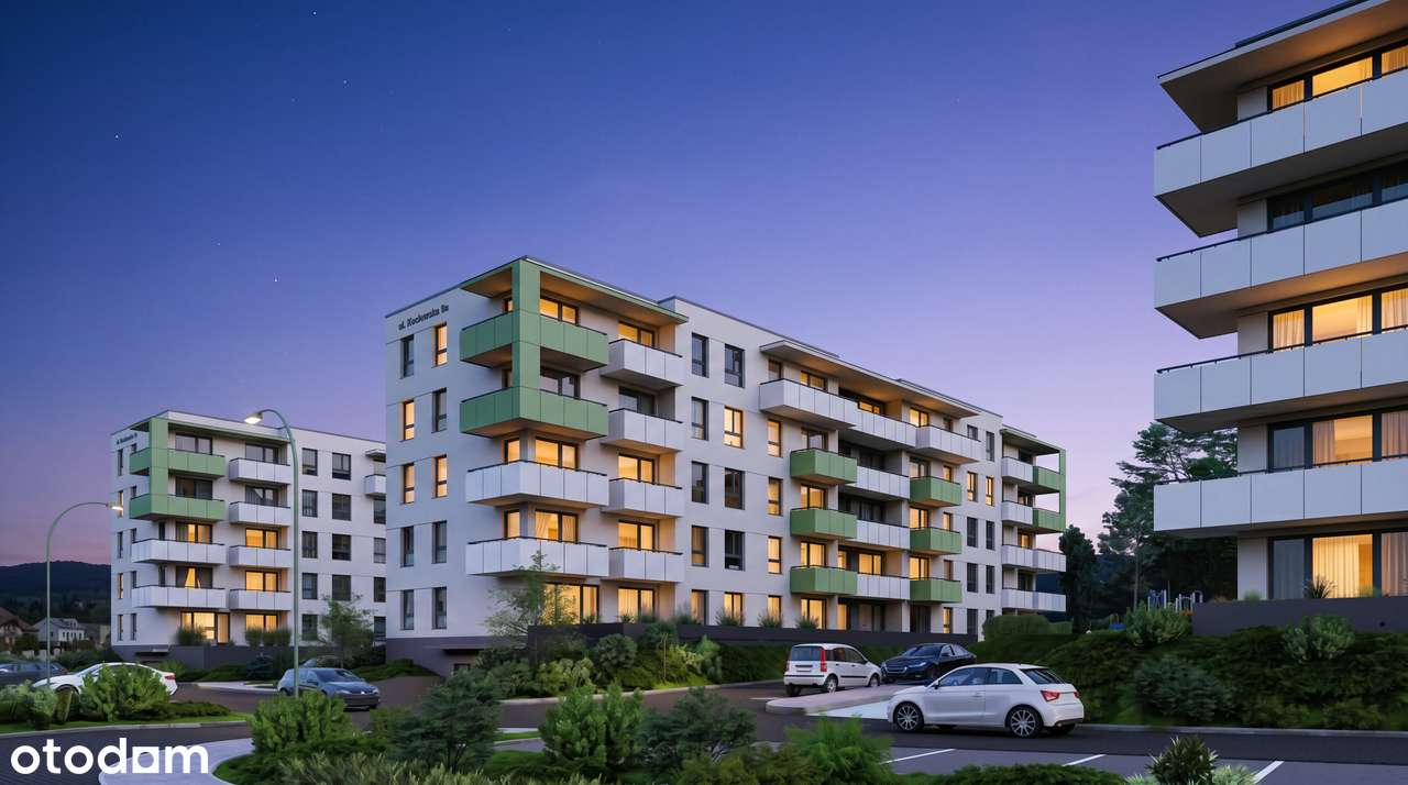 2-pokojowe mieszkanie 41m2 + balkon Bez Prowizji (lokal B1 - 54)