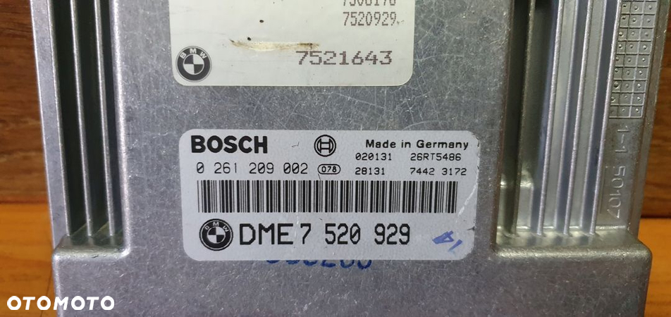 Sterownik komputer silnika BMW e65 745i 7520929 - 3