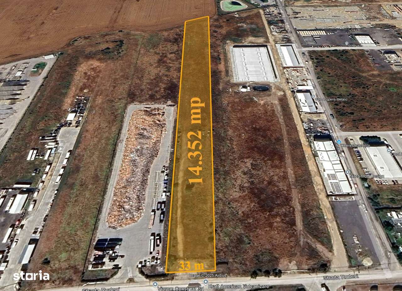 Teren de vânzare – 14.352 mp în Chitila, Centura București - A0 - Imagine principală: 2/11