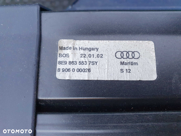 Roleta 8E9863553 7SY Siatka Bagażnika Niebieska Maritim Audi A4 B6 B7 Kombi Avant - 16