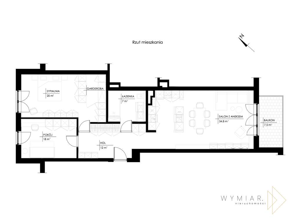 Mieszkanie premium | dwustronne | loggia-18