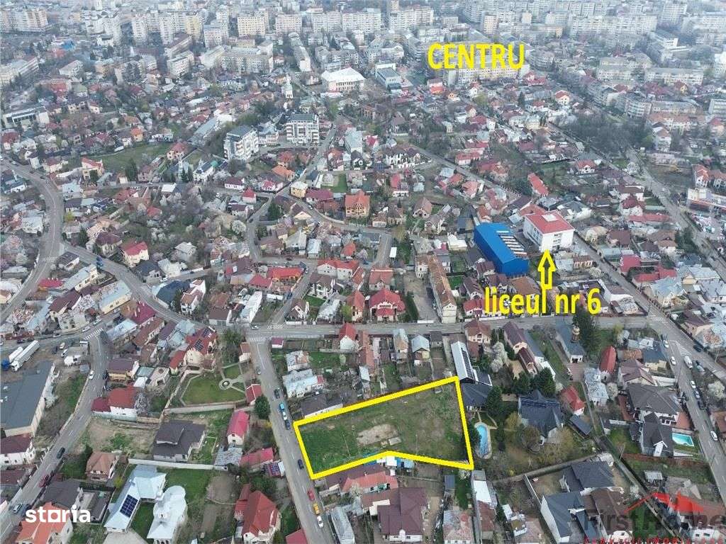 Teren Focsani-CENTRU, 2.782 mp, D=30 ml, comision 0% - Imagine principală: 3/8