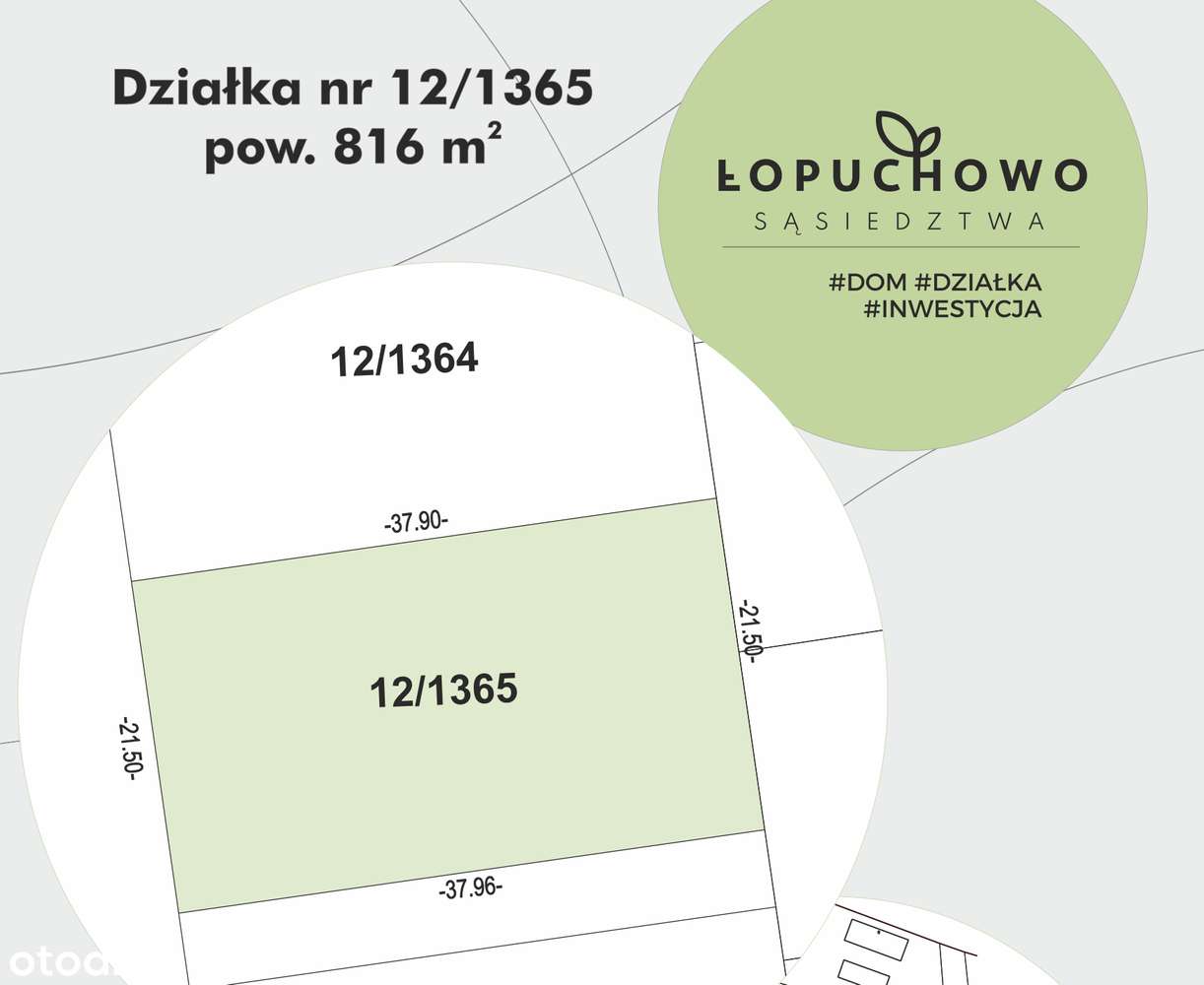 Działka 816 m2 - MPZP, lasy, wod-kan, ładnie, sklep, szkoła, szynobus-14