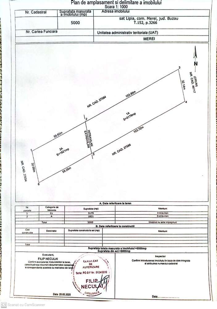 Teren intravilan Lipia-Merei 5000mp ! - Imagine principală: 5/5